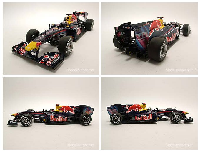 Renault Red Bull Racing S.Vettel RB6 2010 Formel 1, Modellauto 118