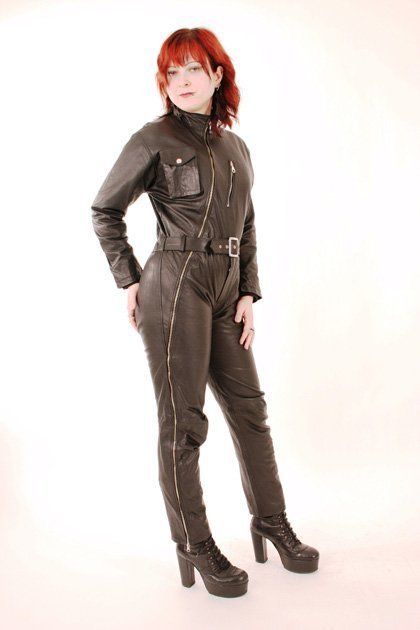 Leder Overall Catsuit Lederoverall 27 MAßANFERTIGUNG Jumssuit Body