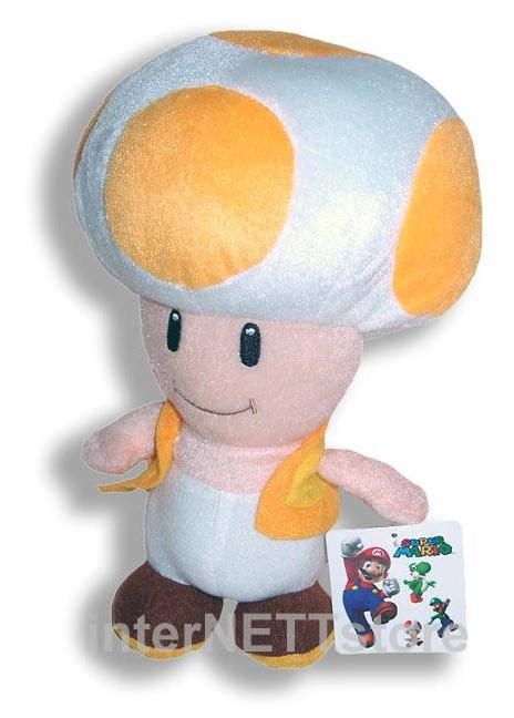 NEU Plüschtier Pilz Toad Nintendo SUPER Mario Bros ca.27cm Plüsch