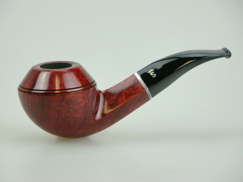 Stanwell Pfeife Rhodesian Shape 173 Bordeaux Rot 9mm Filter #127