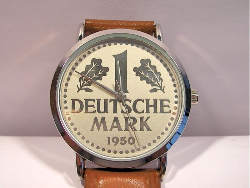 Deutsche Mark / Armband Uhr Stahl
