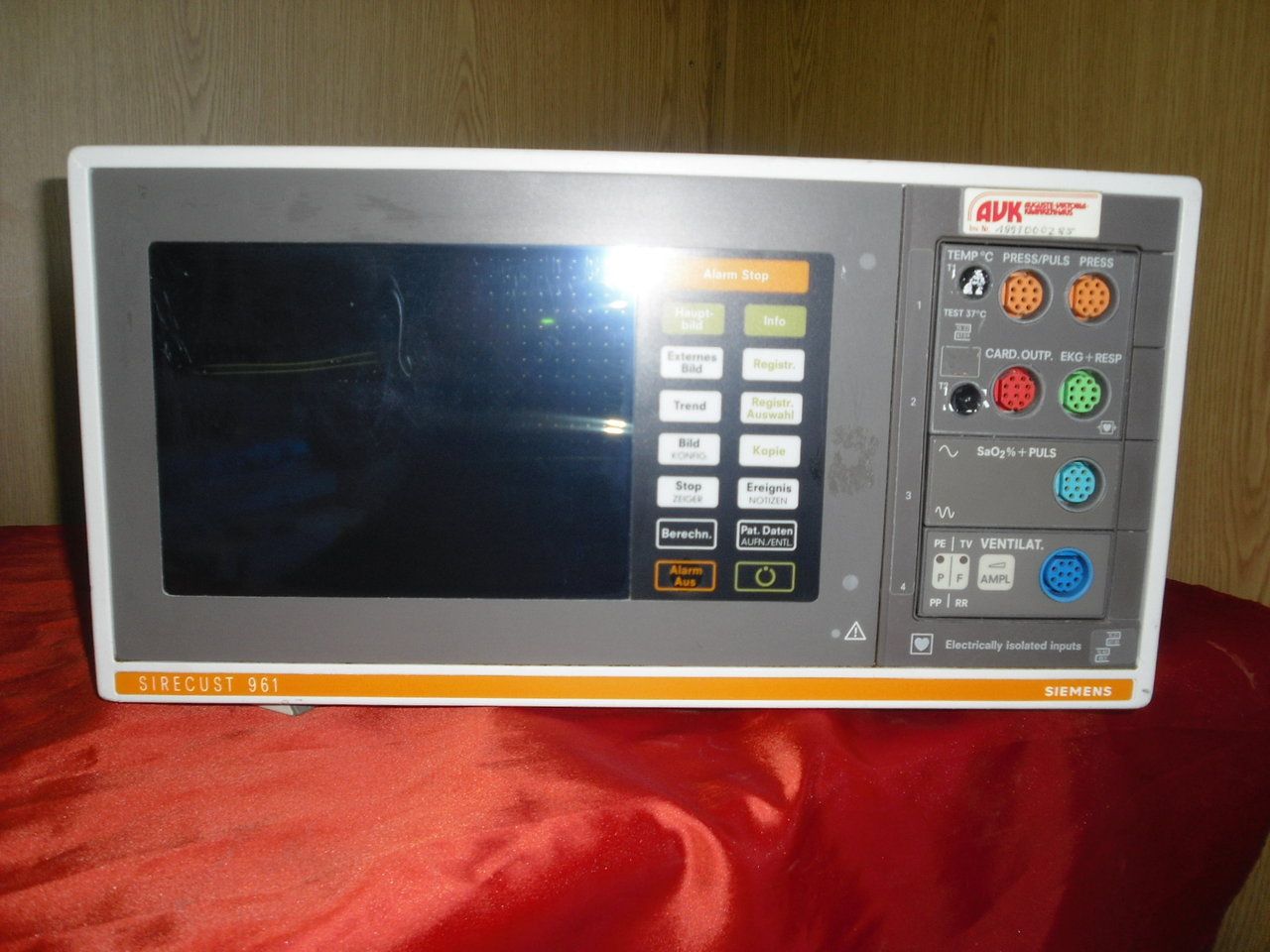 Monitor, Überwachungsmonitor Siemens, Sirecust 961