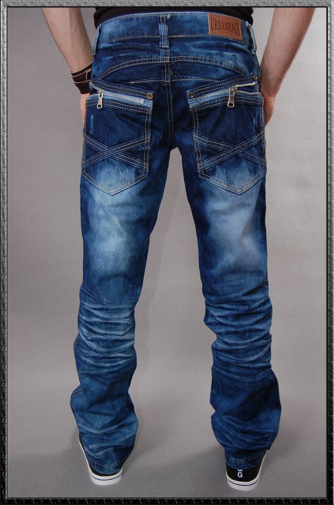 Jeans Hose von URBAN RAGS Blau Gr. 28, 30, 31, 32, 33, 34, 36