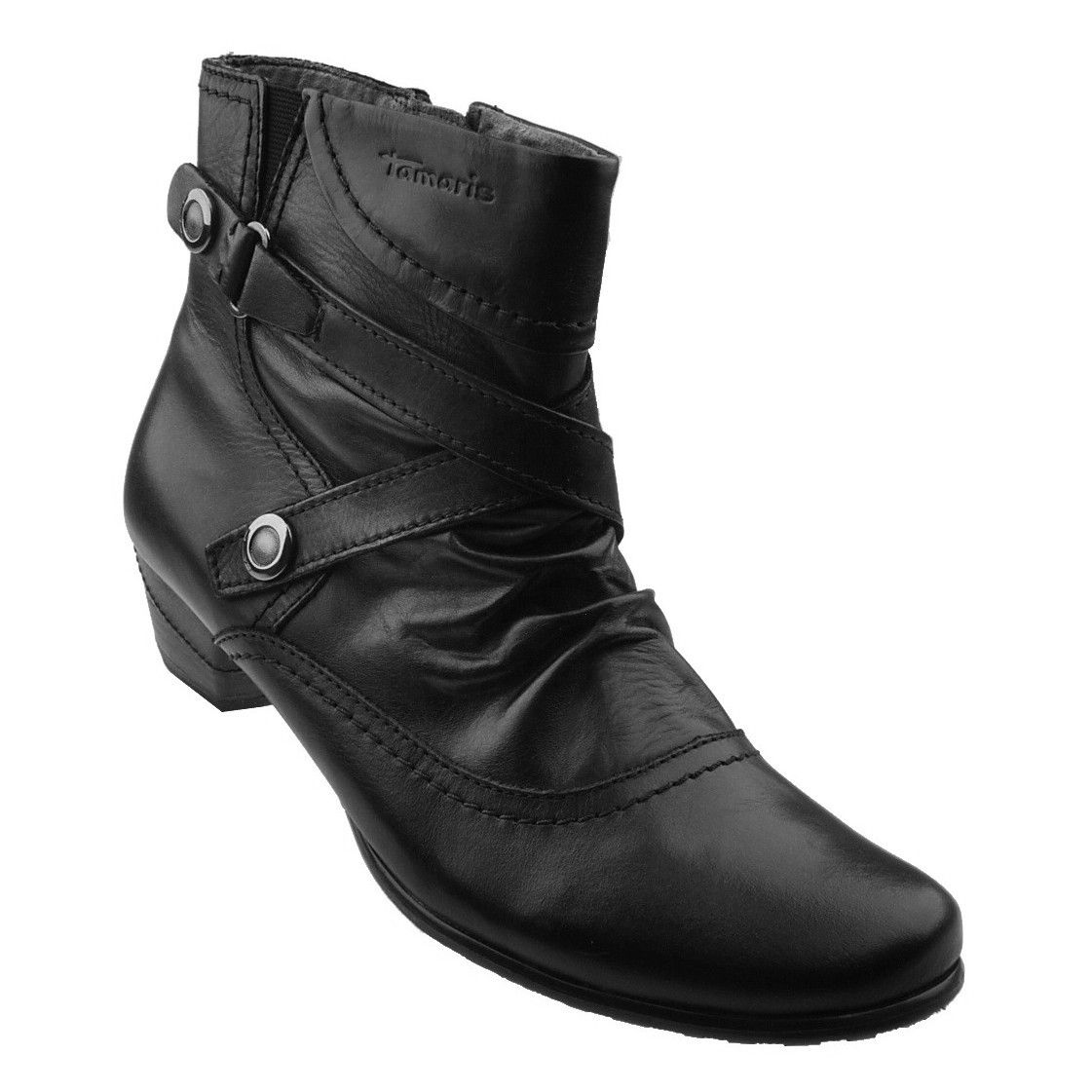 Neu TAMARIS Damenschuhe Gr 39 Stiefelette Damenstiefel Stiefel Leder