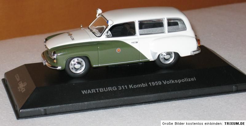 Volkspolizei Wartburg 311 Kombi 1/43 # IST #NEU