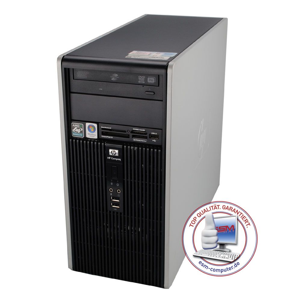 HP DC5750 AMD Athlon 64 X2 Dualcore 4400+ 2,3 GHz 2,0 GB 80 GB DVDRW