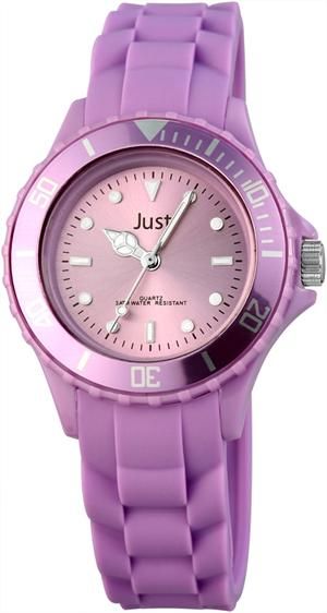 DAMEN UHR WATCH LILA FLIEDER SILIKON ARMBANDUHR 48 S5453L FL