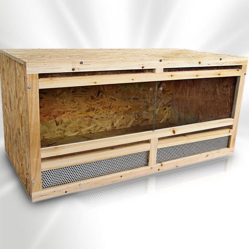 Terrarium Holz 118 x 59 x 56cm OSB Frontbelüftung NEU