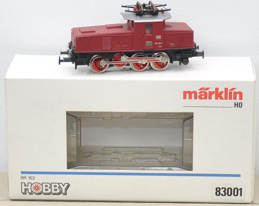 Märklin 83001 E Lok BR E 163 001 1 weinrot DB Okt_HO