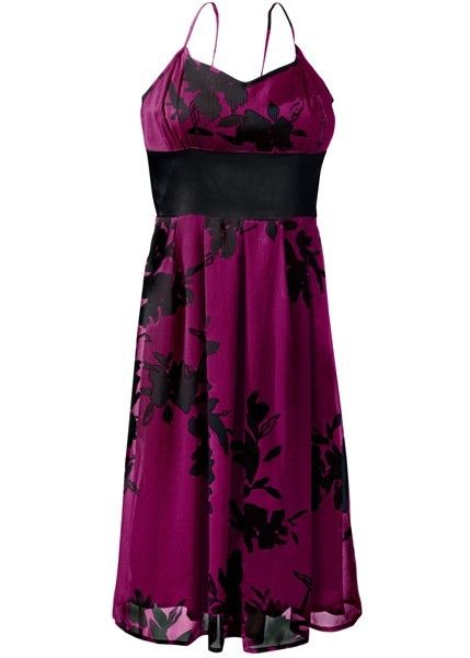 NEU   elegantes Abendkleid lang   Chiffonkleid beere 38 (7138 1)[0407