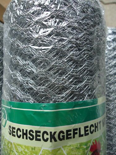 MASCHENDRAHT 13 mm Masche Höhe 50 cm Sechseckdraht 0,68 EUR/m