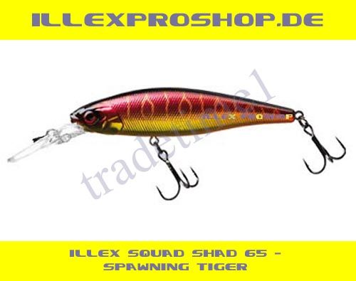 Illex Squad Shad 65 Spawning Tiger 7,2g 65mm schwerelos