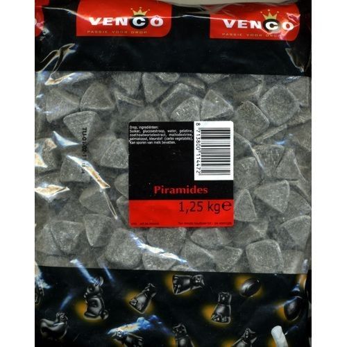 Venco Holland Lakritze Piramides 1,25kg (normales Lak