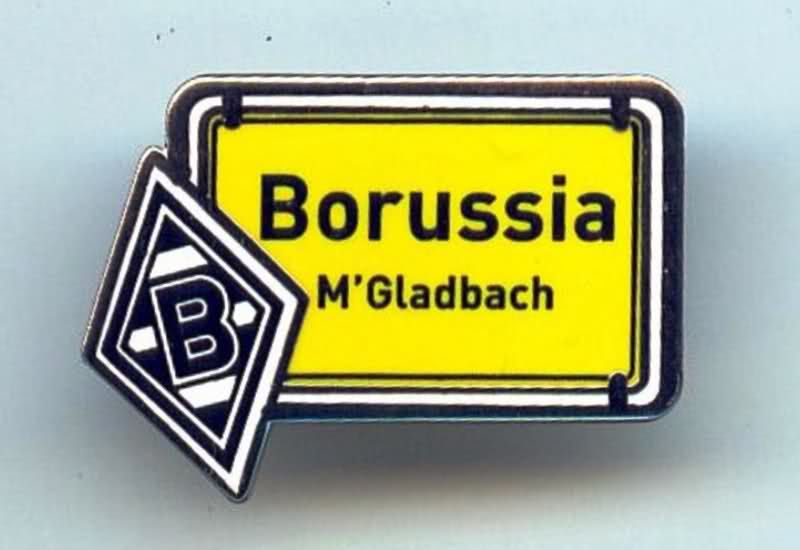 Pin “Ortsschild + Raute” Borussia Mönchengladbach (neu)