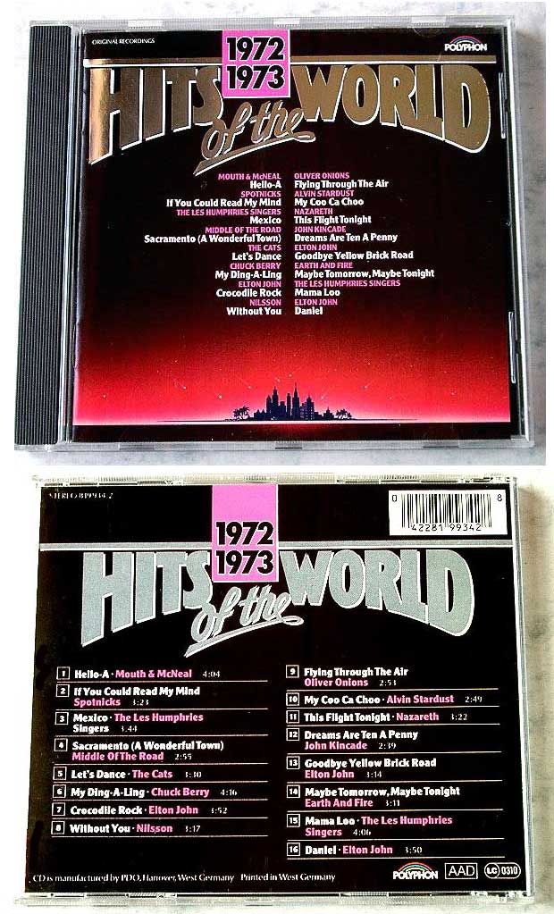 Hits Of The World 1972/73   Spotnicks,Polyphon TOP