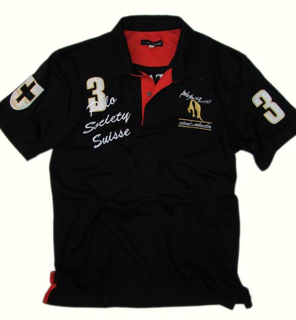 MPYG7 viva&eskuda Gstaad suisse polo hed XL schwarz