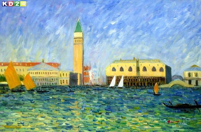 PIERRE RENOIR DOGENPALAST IN VENEDIG d73589 60x90cm ÖL