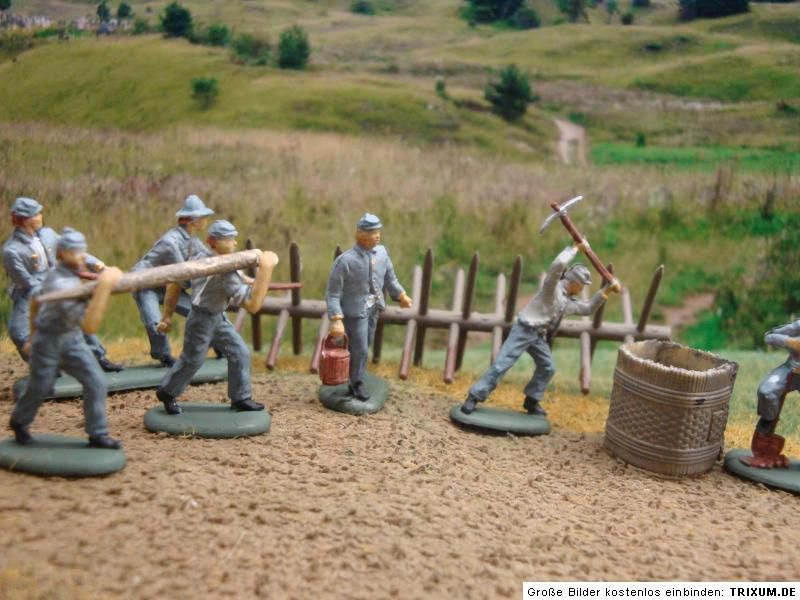 Revell, Südstaaten Pioniere Civil War 172 bemalt