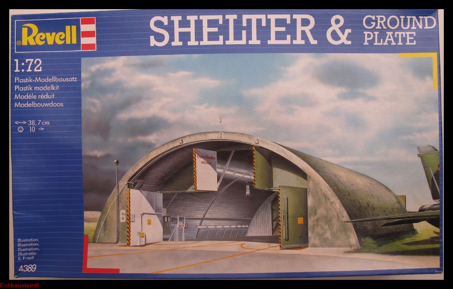 Revell 4389 172 Shelter & Ground Plate