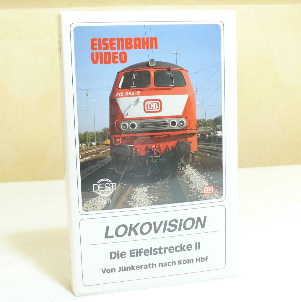 Desti Lokovision Video 82 VHS BR 215 Fuehrerstandsmitfahrt Juenkerath