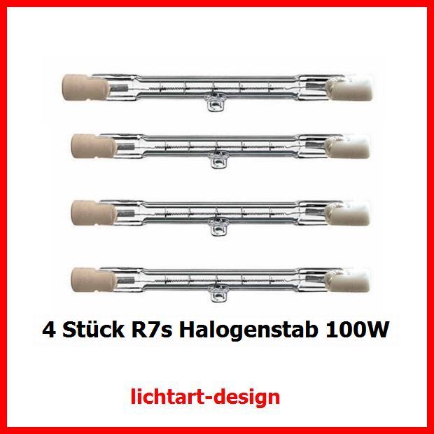 3749 NICE PRICE HALOGENSTAB 100W R7s 78 mm 230V KLAR GÜNSTIGER