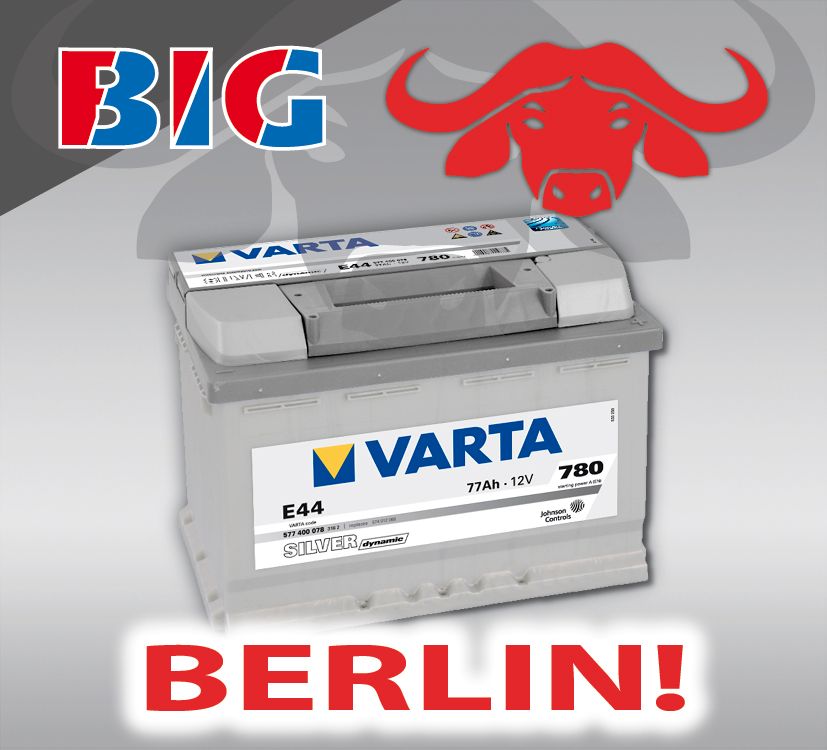 Autobatterie VARTA SILVER E44 12V 77Ah 77 Ah ersetzt 63 64 66 70 72 74