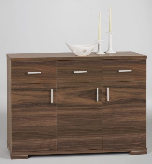 KOMMODE IN NUSSBAUM FURNIERT NEU WOODY 86 00059