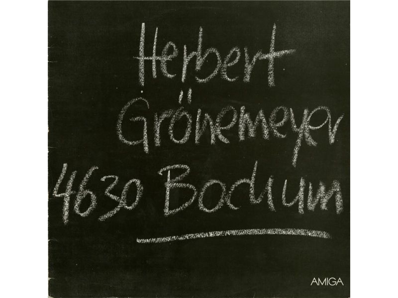 HERBERT GRÖNEMEYER  LP   4630 BOCHUM   AMIGA