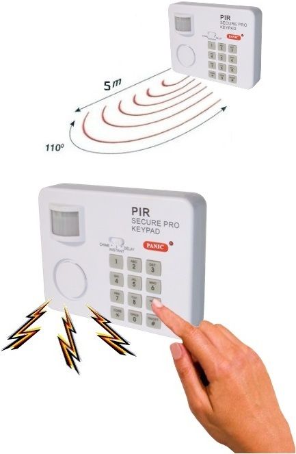 Alarmanlage YL 107 (Schalldruck 110dB)