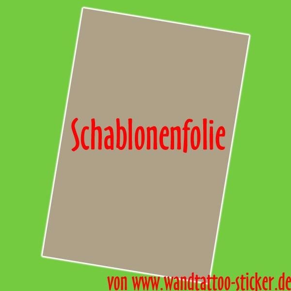 5x Schablonenfolie, Wandtattoo selber machen, DIN A4