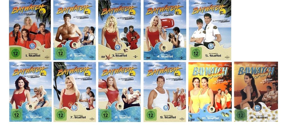 Baywatch 1+2+3+4+5+6+7+8+9+10+11 * NEU OVP * DVD Set * (Staffel/Season