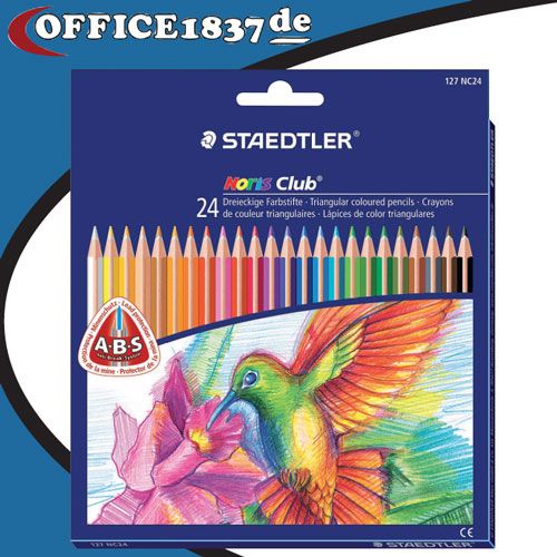 24 X STAEDTLER® NORIS CLUB TRIPLUS BUNTSTIFTE 127