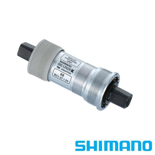 Innenlager Kurbellager Shimano 123 mm BB UN26 K silber 4 Kant