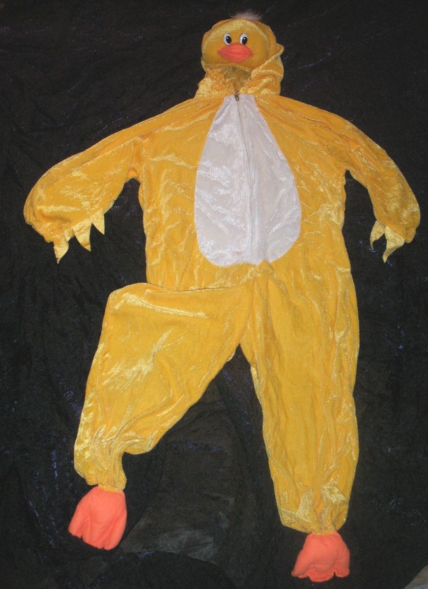 KOSTÜM HUHN ENTE KINDER 122 128 KARNEVAL FASCHING FASCHINGSKOSTÜM