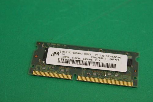 MICRON PC133S 333 542 A1 128MB 144PIN SO DIMM DDR2