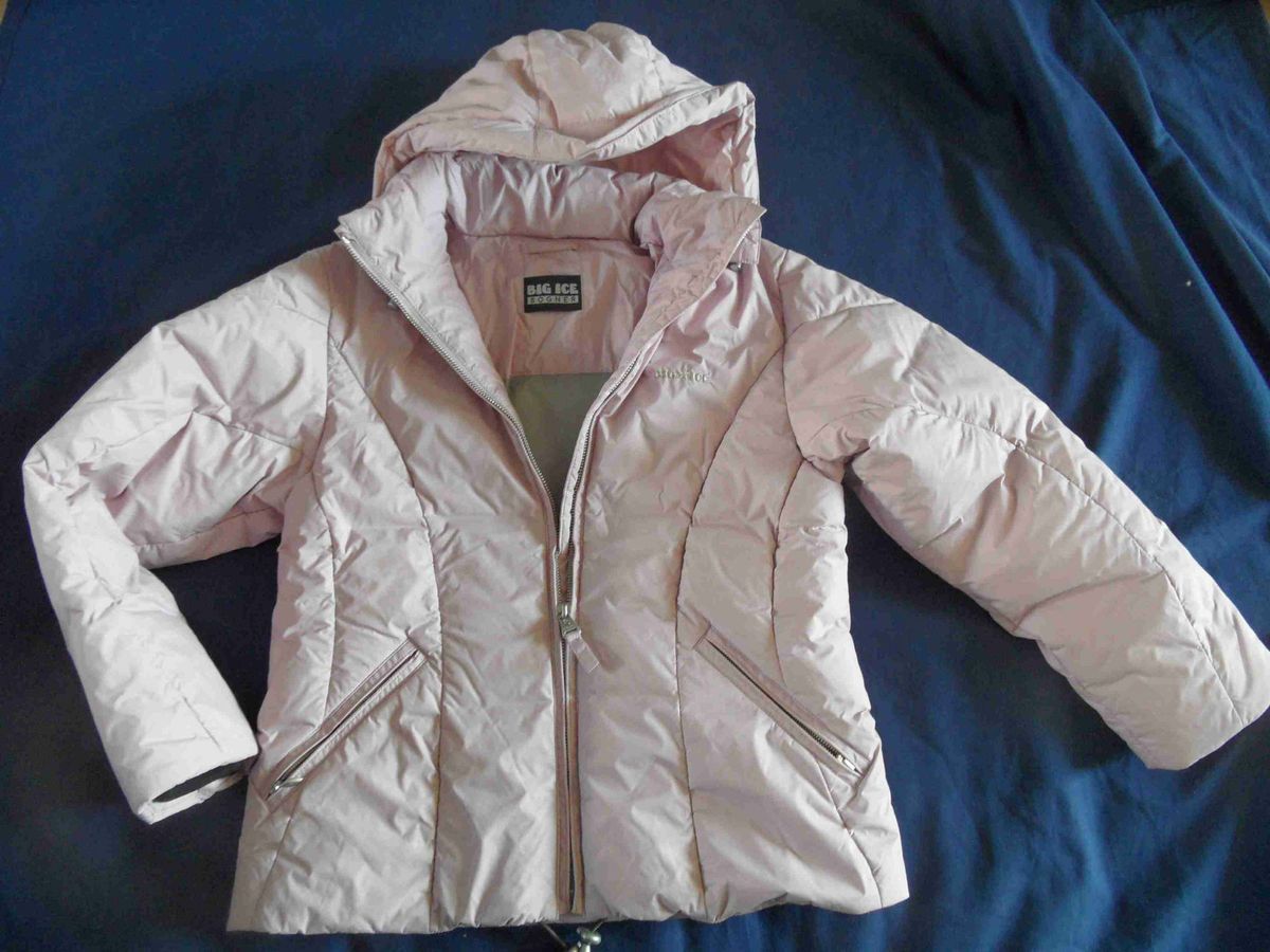 BOGNER BIG ICE hochwertige Daunenjacke rosa Gr. 128/134 TOP NB2