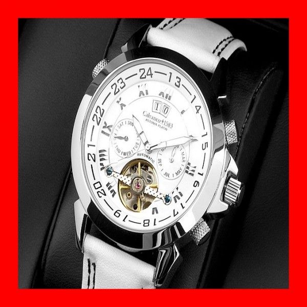 Calvaneo 1583 ASTONIA PLATIN ICE WHITE UHR CHRONOGRAPH