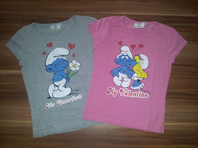 Schlümpfe * Schlumpfine * The Smurfs 2x T Shirt * wNEU * Gr. 146 152