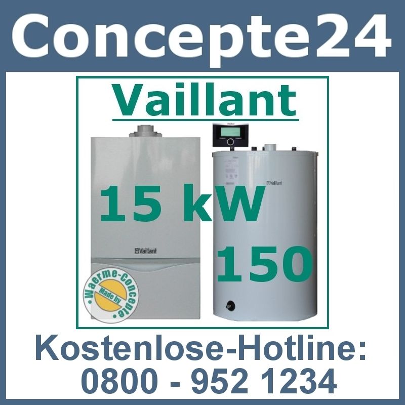 Vaillant ecoTEC VC 146/4 7 15 Speicher Gas Brennwert Therme Heiztherme