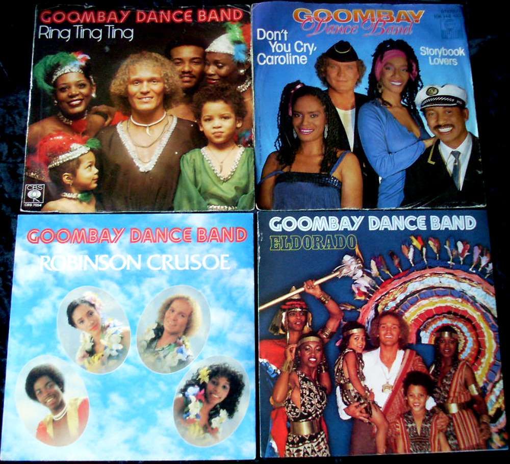 große GOOMBAY DANCE BAND Sammlung * 14 Sgl.ua. ALOAH OE