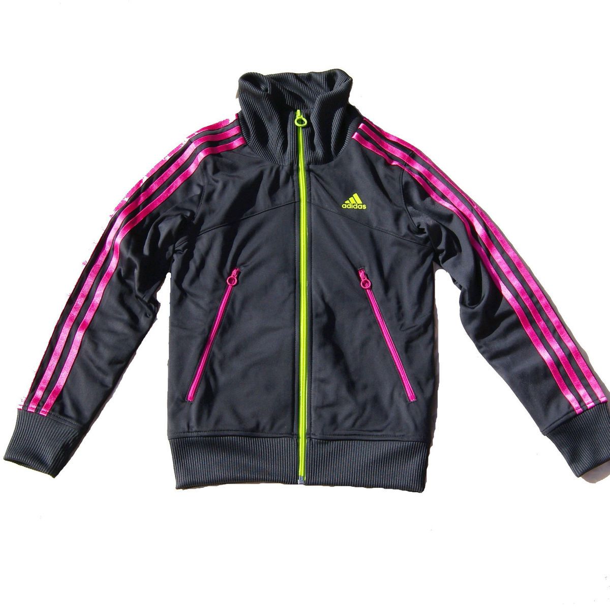 JACKE TT GRÖßE 128 140 152 NEU OVP SCHWARZ PINK