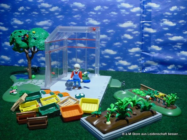 Playmobil Citylife 4281 Erweiterung Wintergarten mit Aussenbeeten