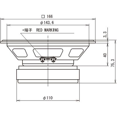 breitbaender aussenmass 166 mm einbaumass 146 mm einbautiefe 75 3 mm