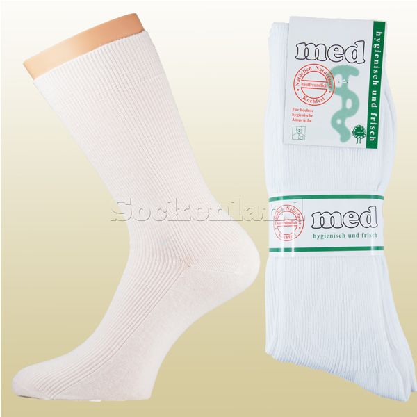 10 Paar ARZTSOCKEN & SCHWESTERNSOCKEN WEIß BERUFSSTRÜMPFE   KOCHFEST