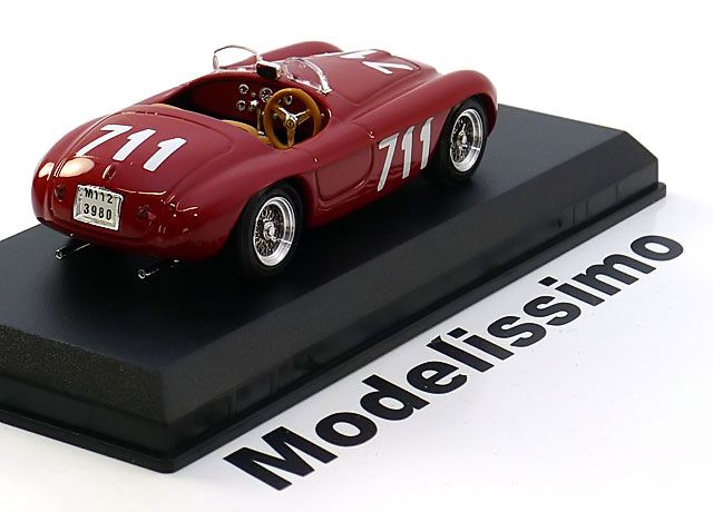 43 Art Model Ferrari 166 MM #711 Mille Miglia 1950