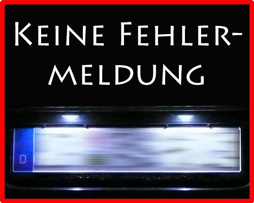 LED Kennzeichenbeleuchtung Canbus Mercedes W163 W164 ML