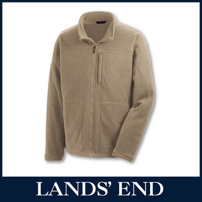 LANDS´ END POLARTEC Recycling Fleecejacke Herren *Sale*