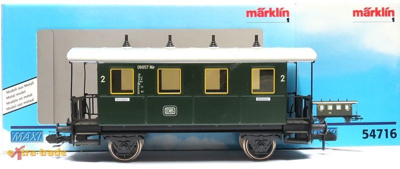 MÄRKLIN MAXI ABTEILWAGEN 2.KL °54716° MIT OVP, SPUR 1   3KWCG168