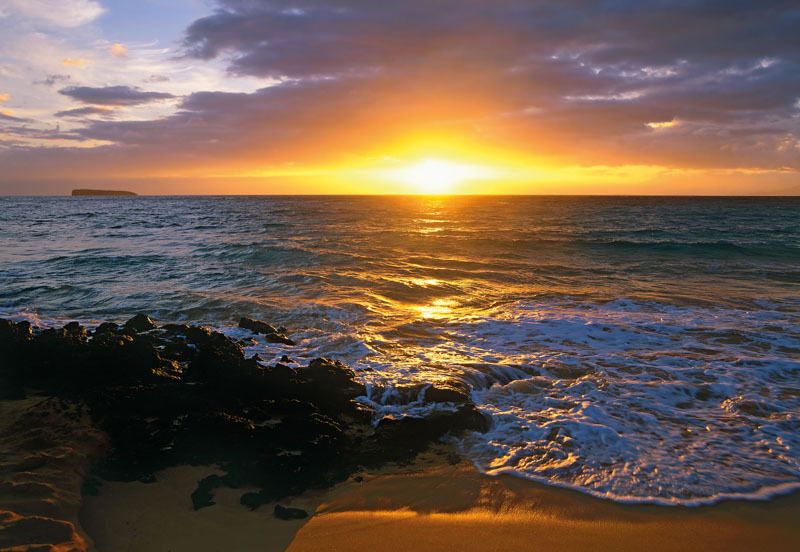 Fototapete 1 607 Makena Beach 184x127cm (17,07€/m²) Bild Poster