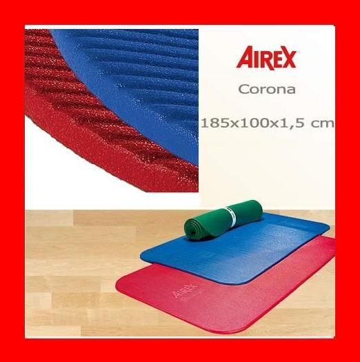 Airex Gymnastikmatte Corona blau Matte 185 x 100 x 1.5